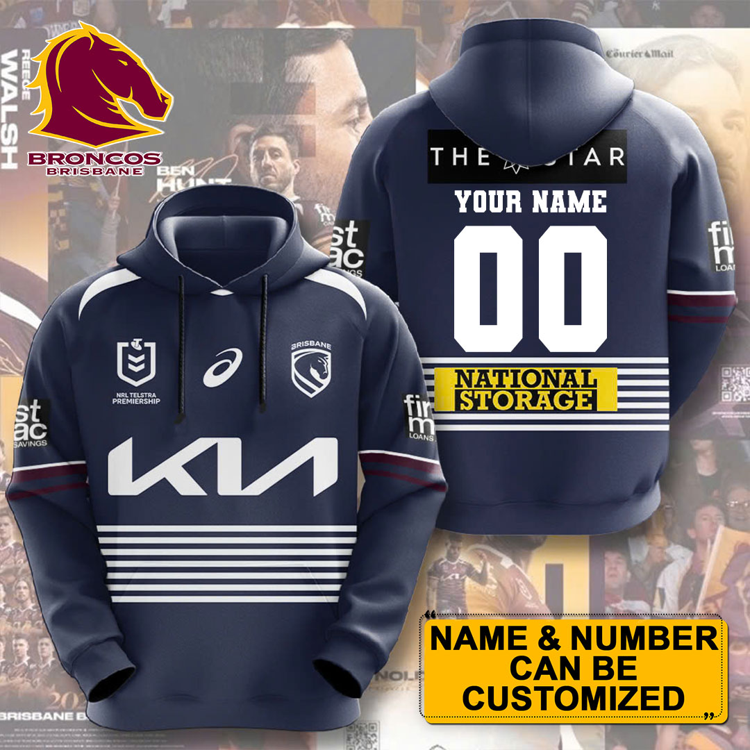 Personalized Brisbane Broncos 3D Apparel – TMTHU2317