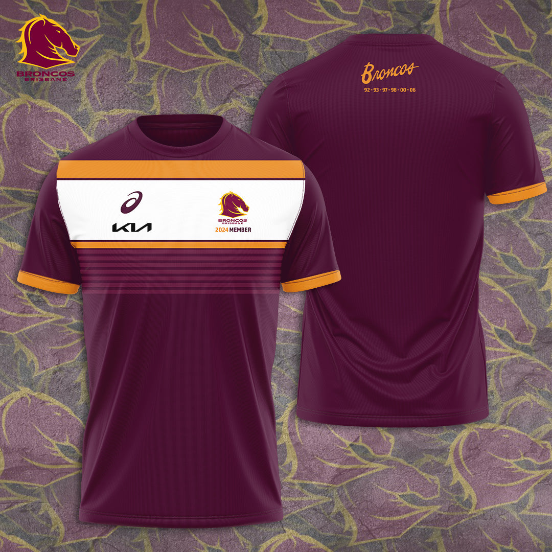 Brisbane Broncos 3D Apparel – TANTN 3128