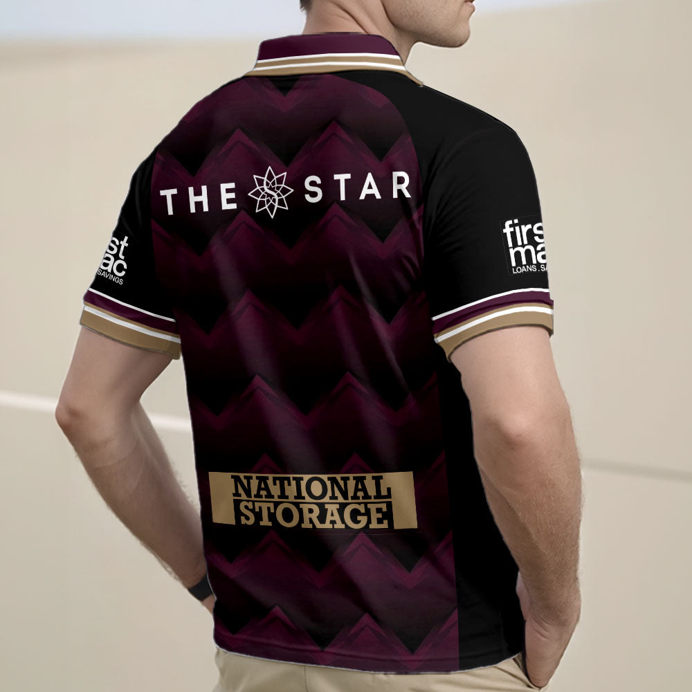 Brisbane Broncos Zip Polo Shirt – TMTHU3980