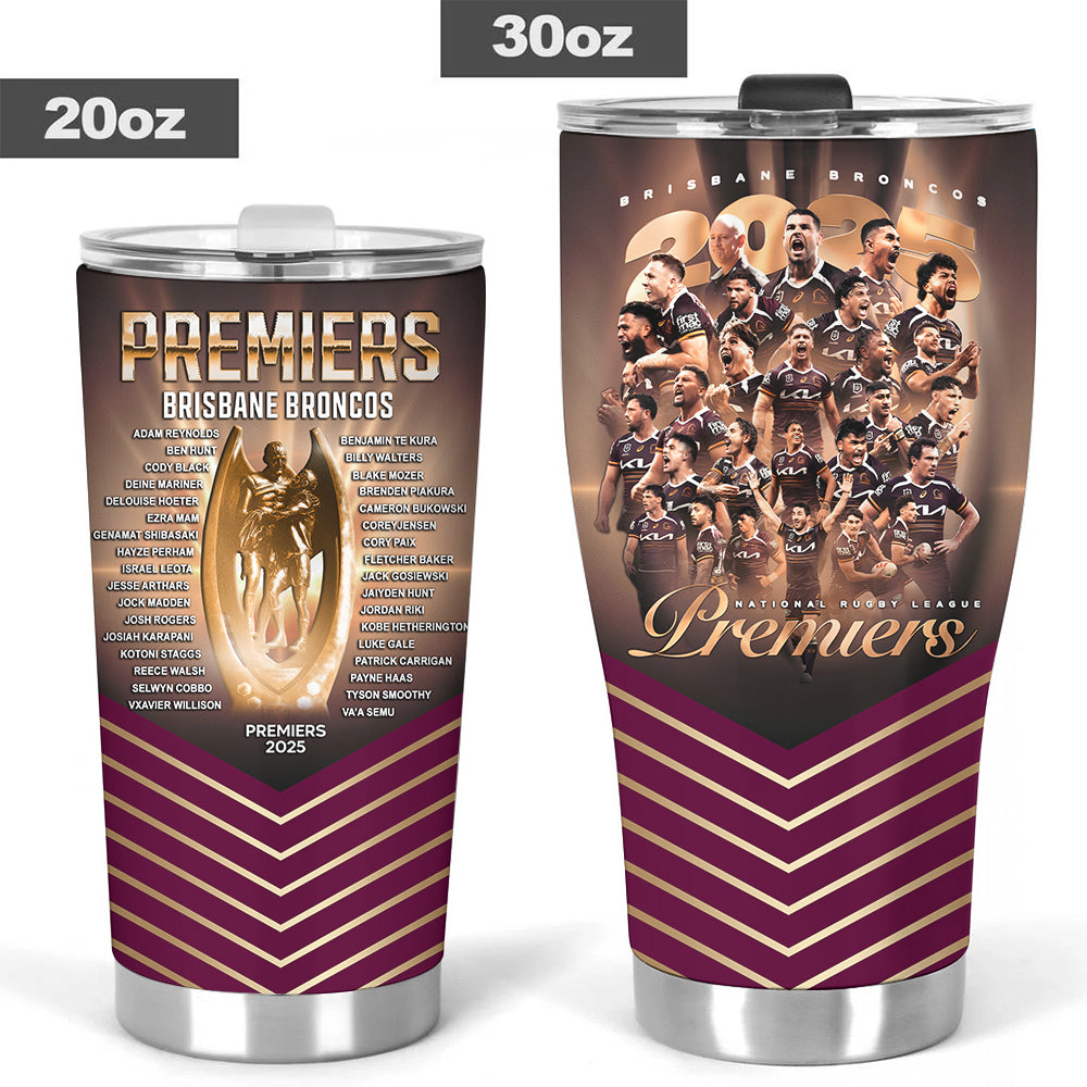 Brisbane Broncos 2025 NRL Premiers Tumbler Cup – TMTHU2005