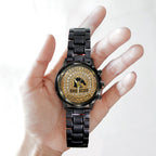 Brisbane Broncos 2025 Premiership Black Stainless Steel Watch – TANTN17396