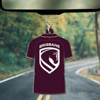 Brisbane Broncos 2026 Custom shape 2-sided Acrylic Car Ornament – TANTN18940