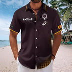 Brisbane Broncos 2026 Short Sleeve Button-Down Shirt – HOATT14843