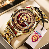 Brisbane Lions 2026 AFL Premiers Alloy Luxury Quartz Watch – MAITM15509