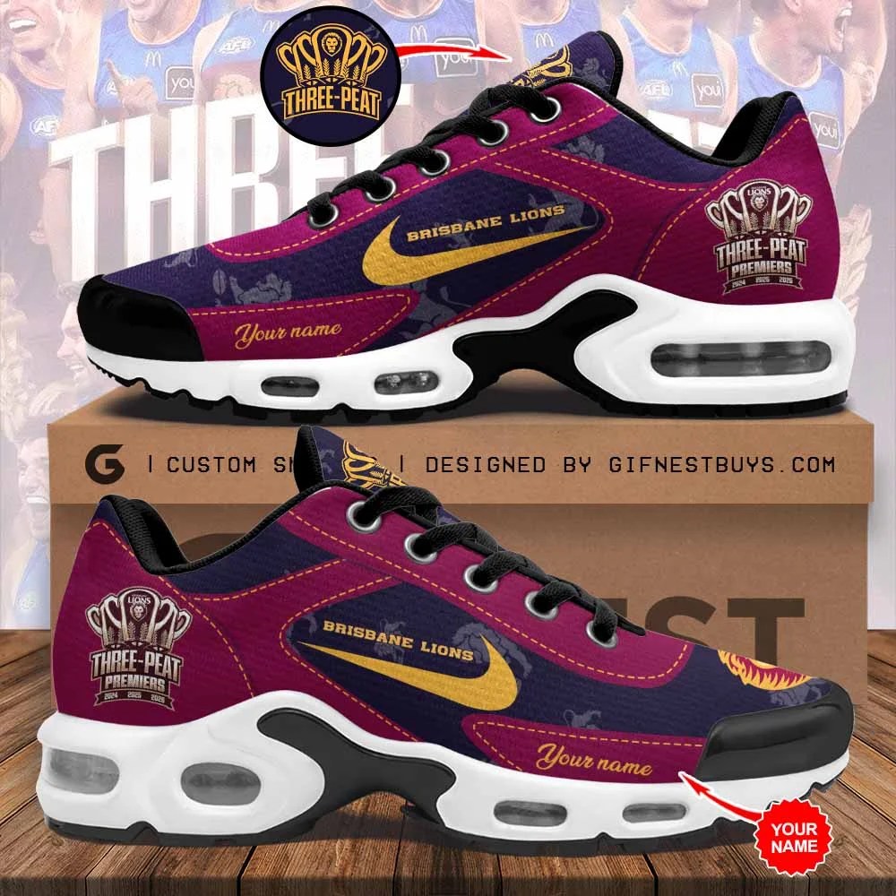 Brisbane Lions 2026 AFL Premiers Air Max Shoes – HOATT21578