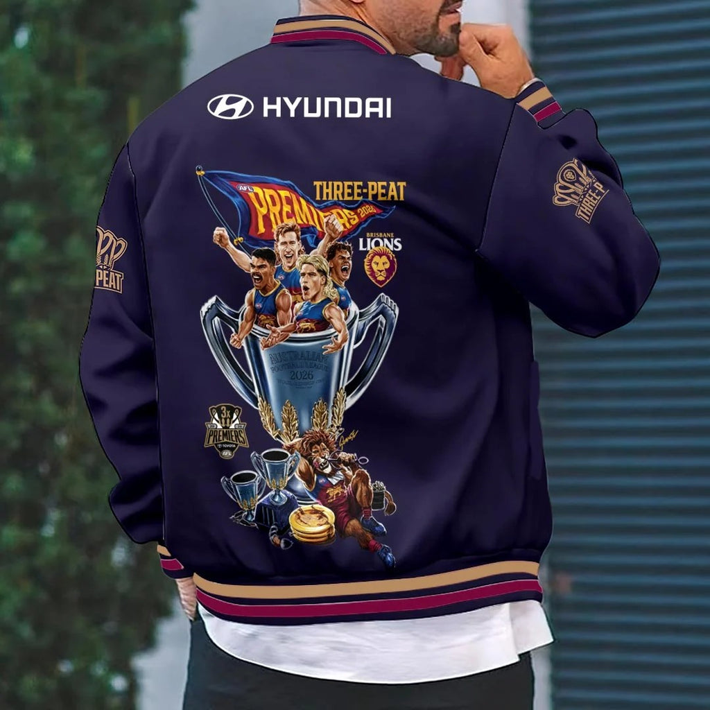 Brisbane Lions 2026 AFL Premiers Varsity Jacket – HOATT26820