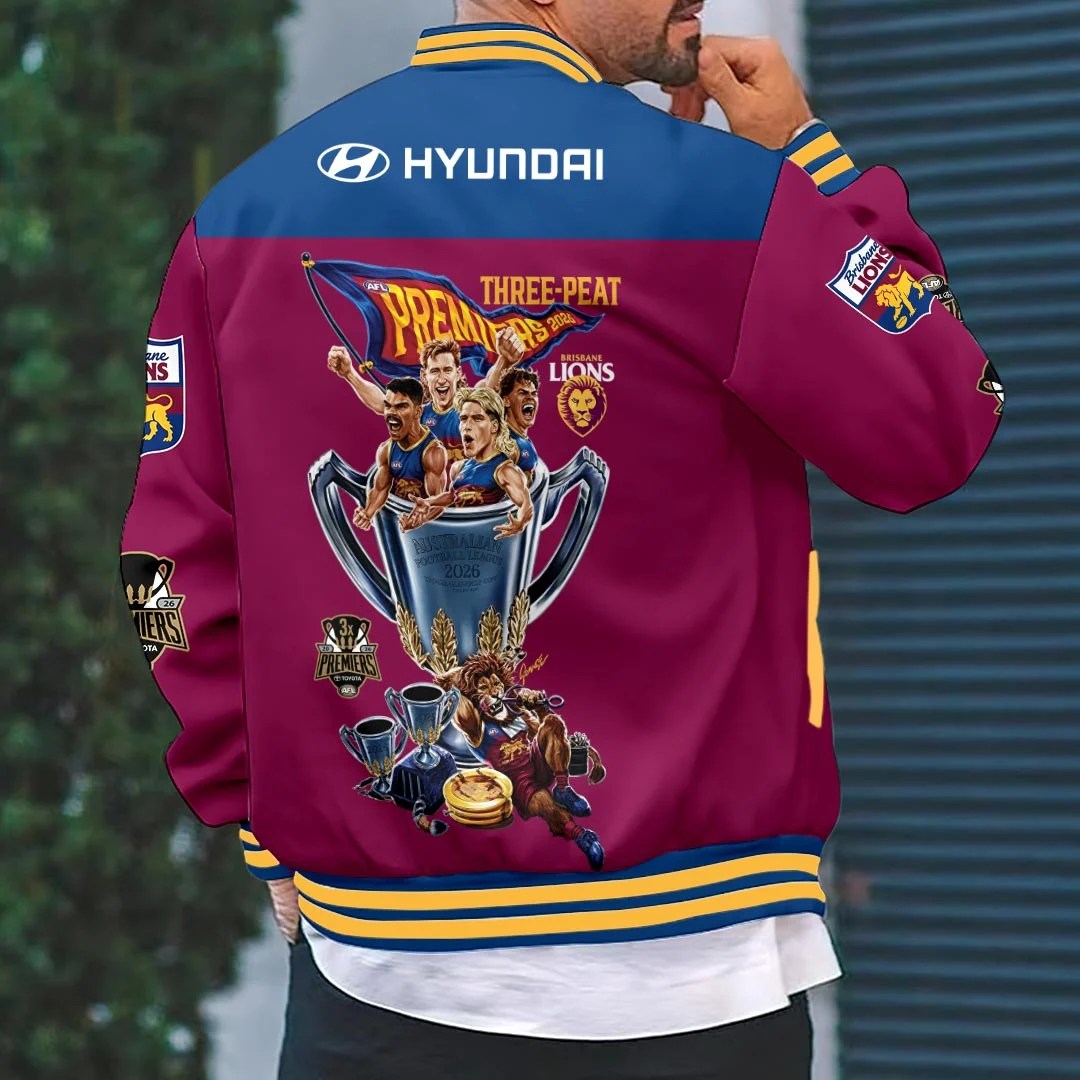 Brisbane Lions 2026 AFL Premiers Varsity Jacket – HOATT26806