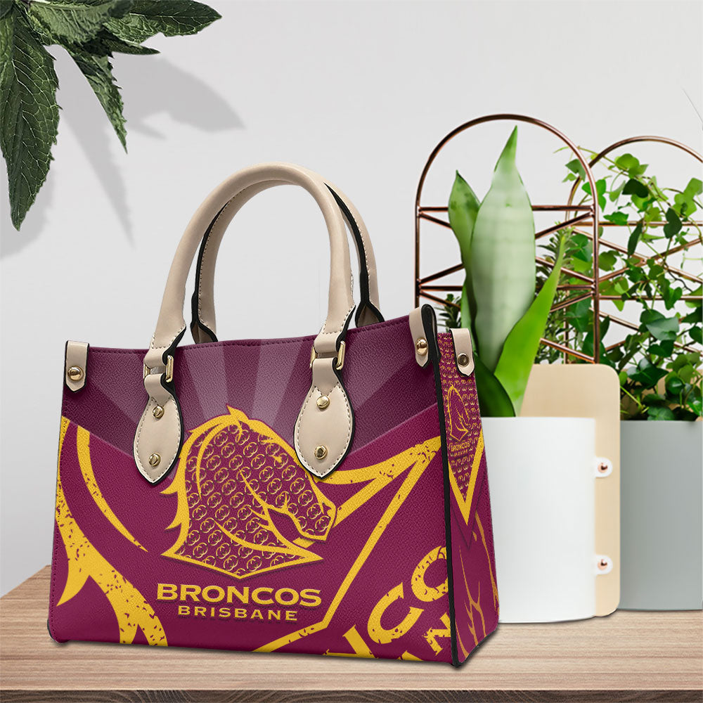 Brisbane Broncos Leather HandBag – VANDH 482