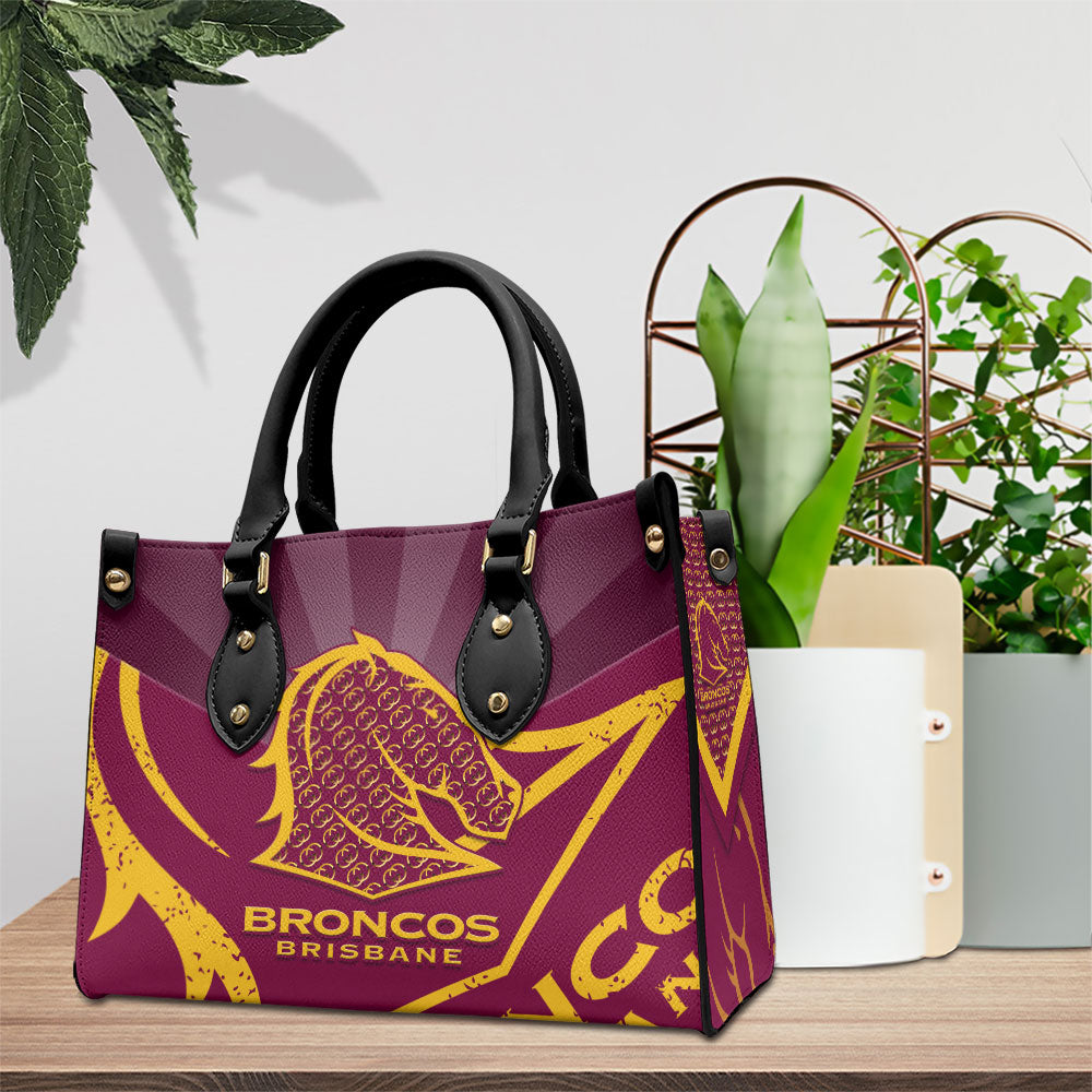 Brisbane Broncos Leather HandBag – VANDH 482