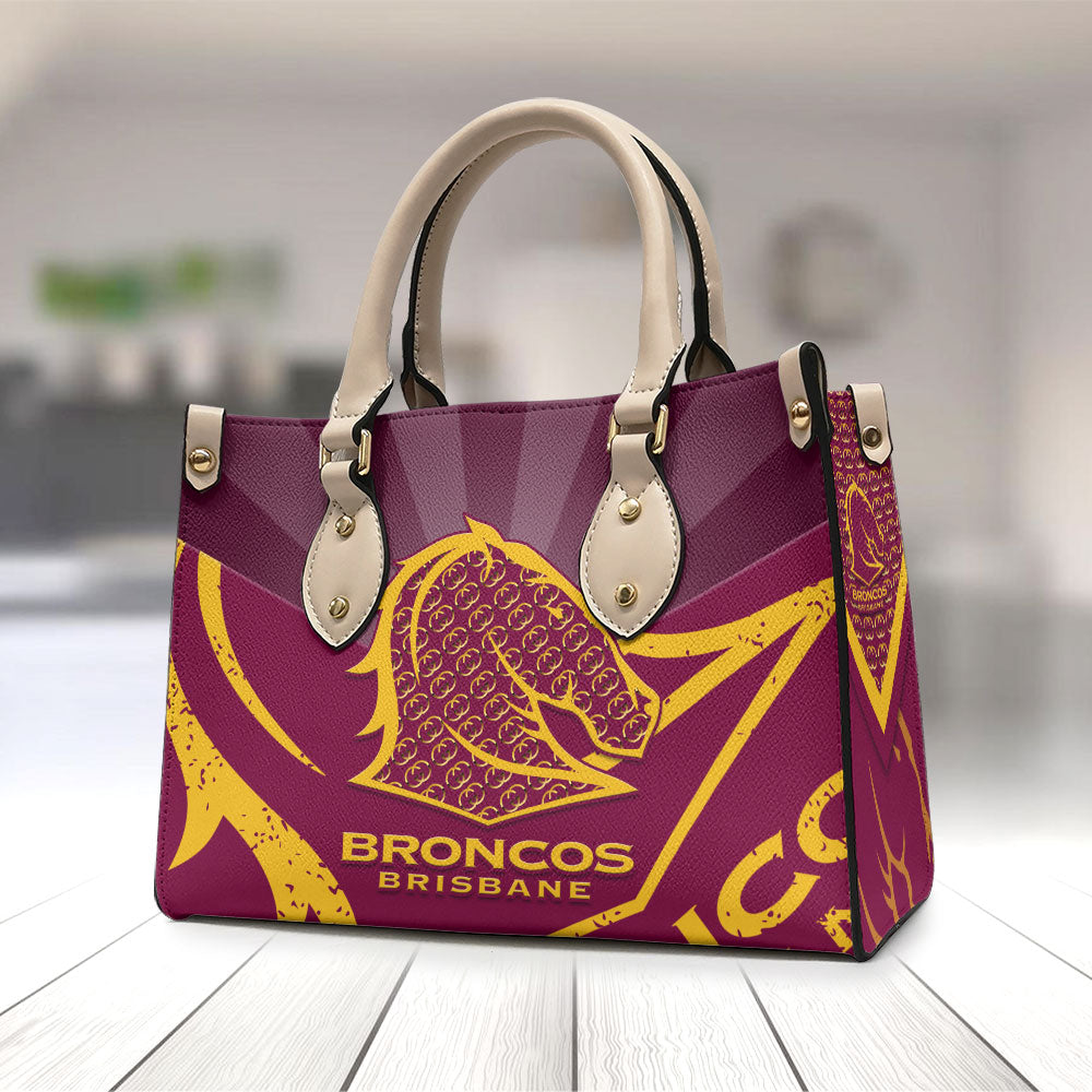 Brisbane Broncos Leather HandBag – VANDH 482