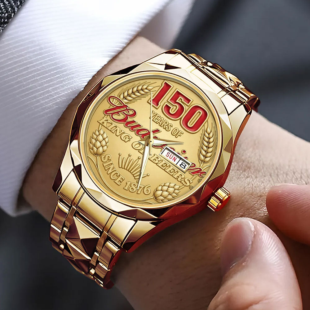 Budweiser 150th Annieversary Alloy Luxury Quartz Watch – GNE5259