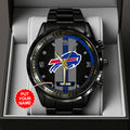 Personalized Buffalo Bills Black Stainless Steel Watch – TANTN16006