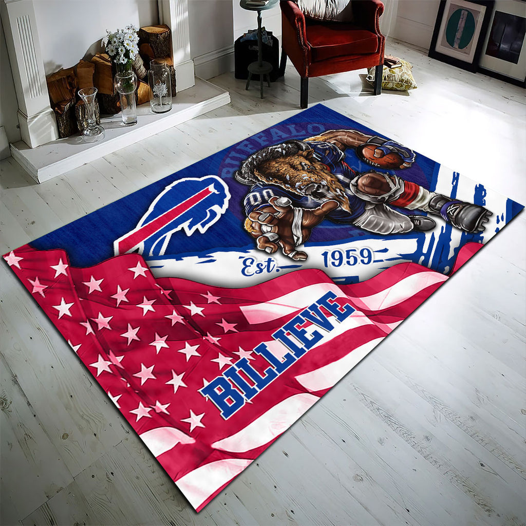 Buffalo Bills Rectangular Rug – HOATT13153