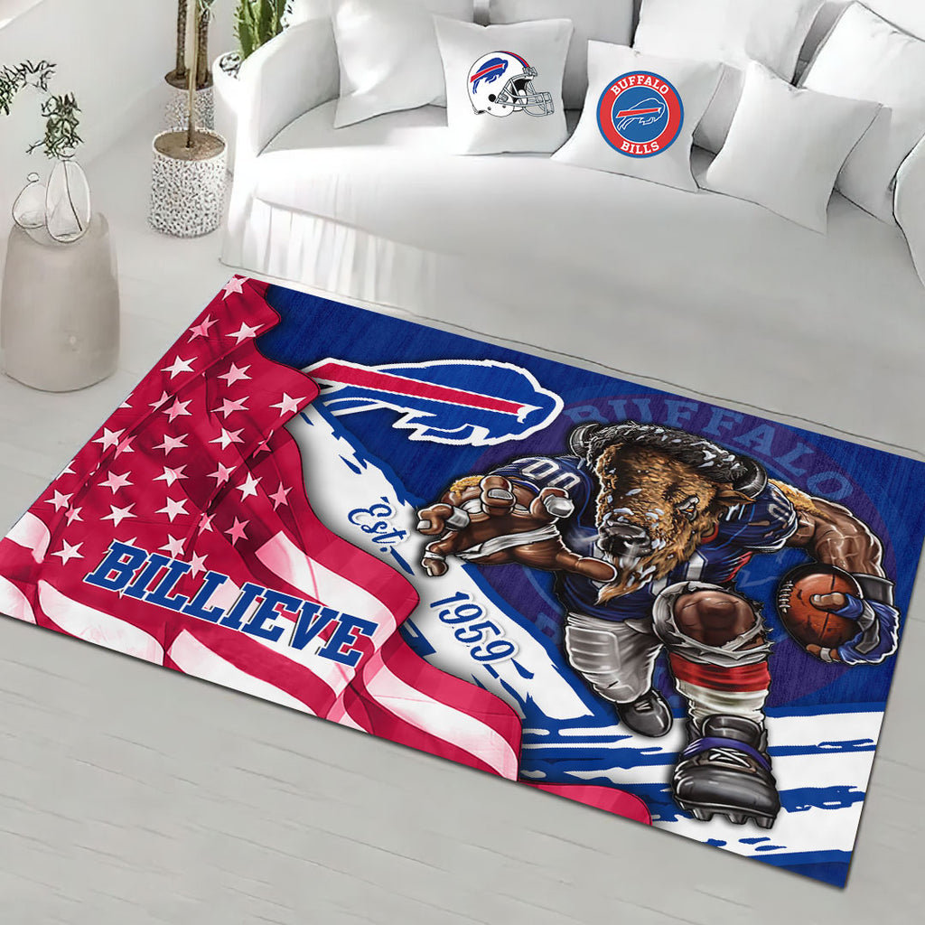 Buffalo Bills Rectangular Rug – HOATT13153