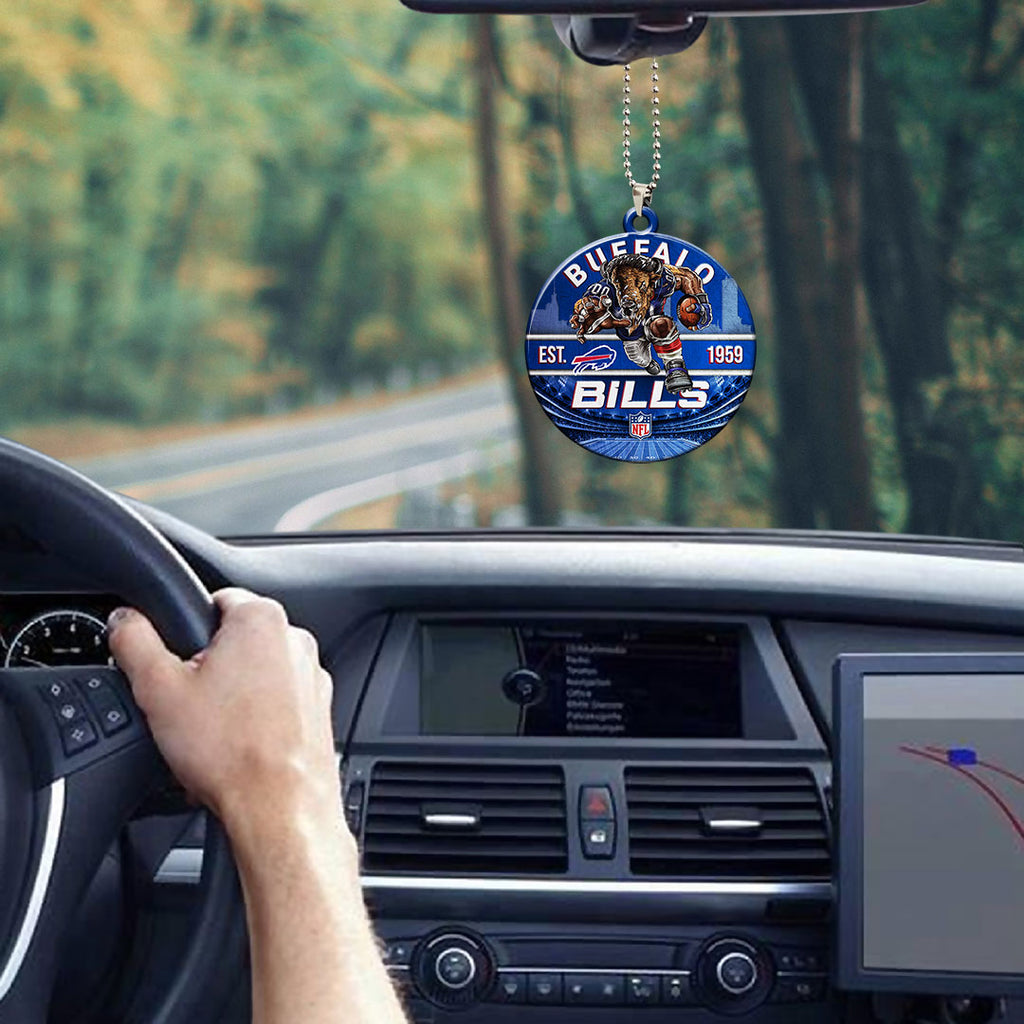 Buffalo Bills Custom shape 2-sided Acrylic Car Ornament – HOATT12899