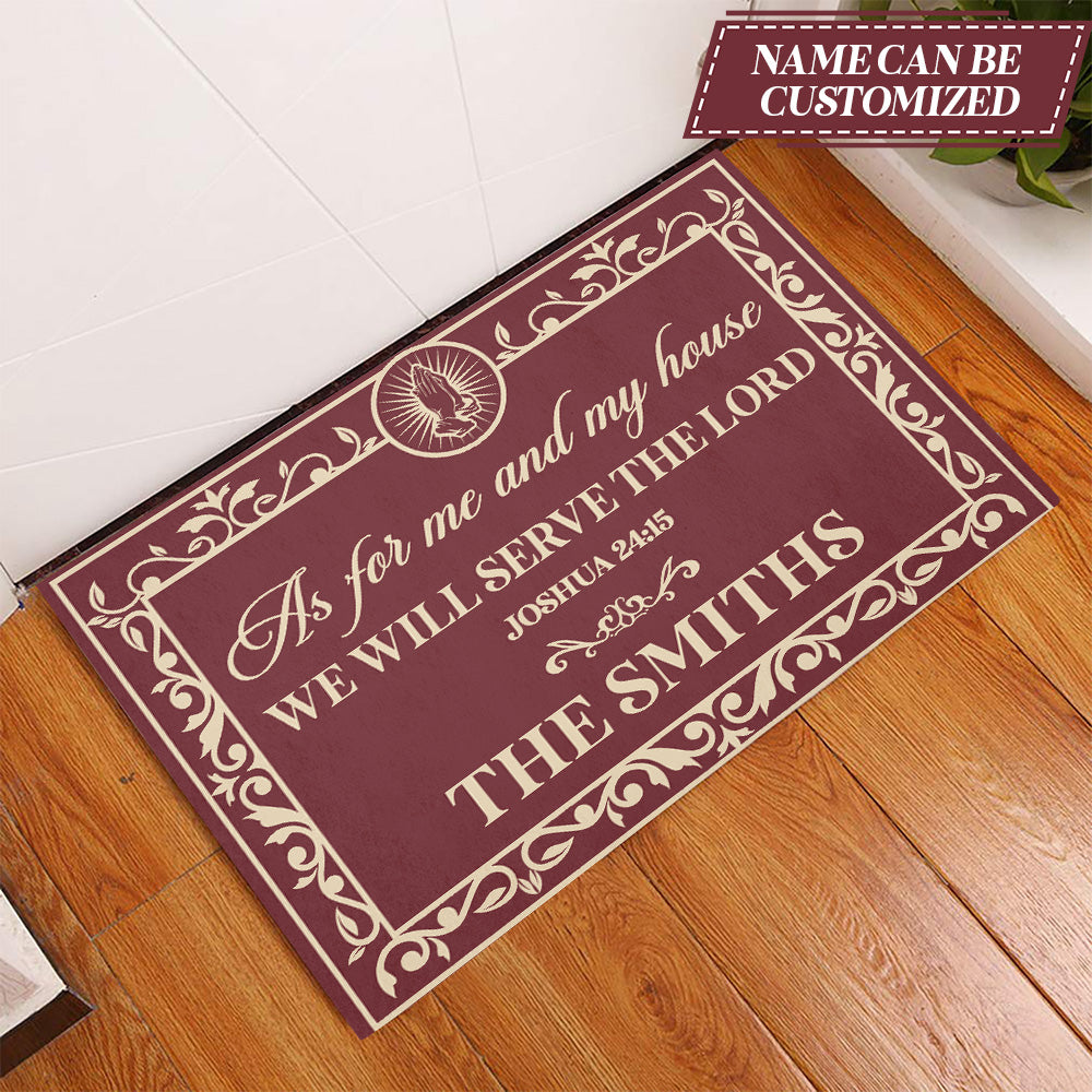 Personalized Christian Custom Doormat – TMTHU942