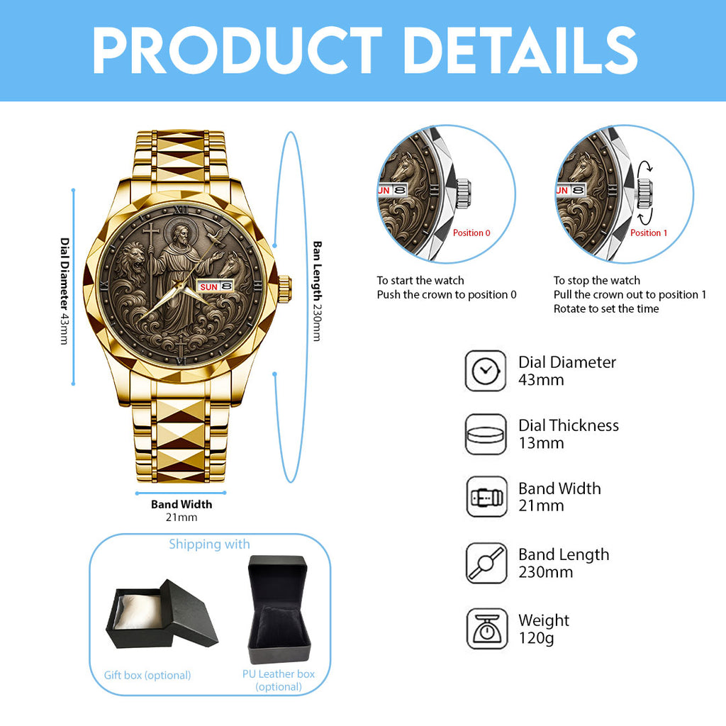 Christian Alloy Luxury Quartz Watch – TMTHU330