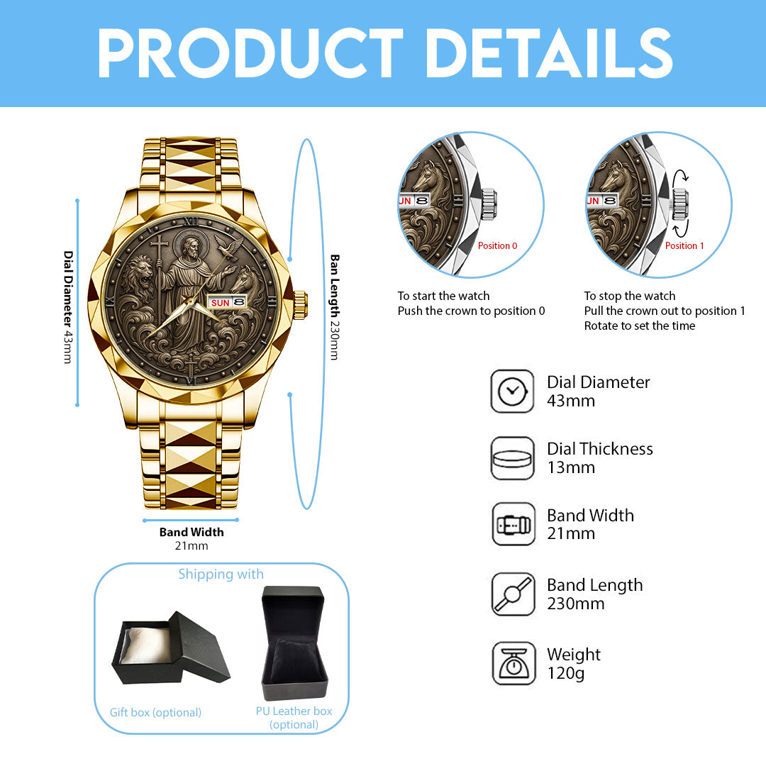 Christian Alloy Luxury Quartz Watch – TMTHU330