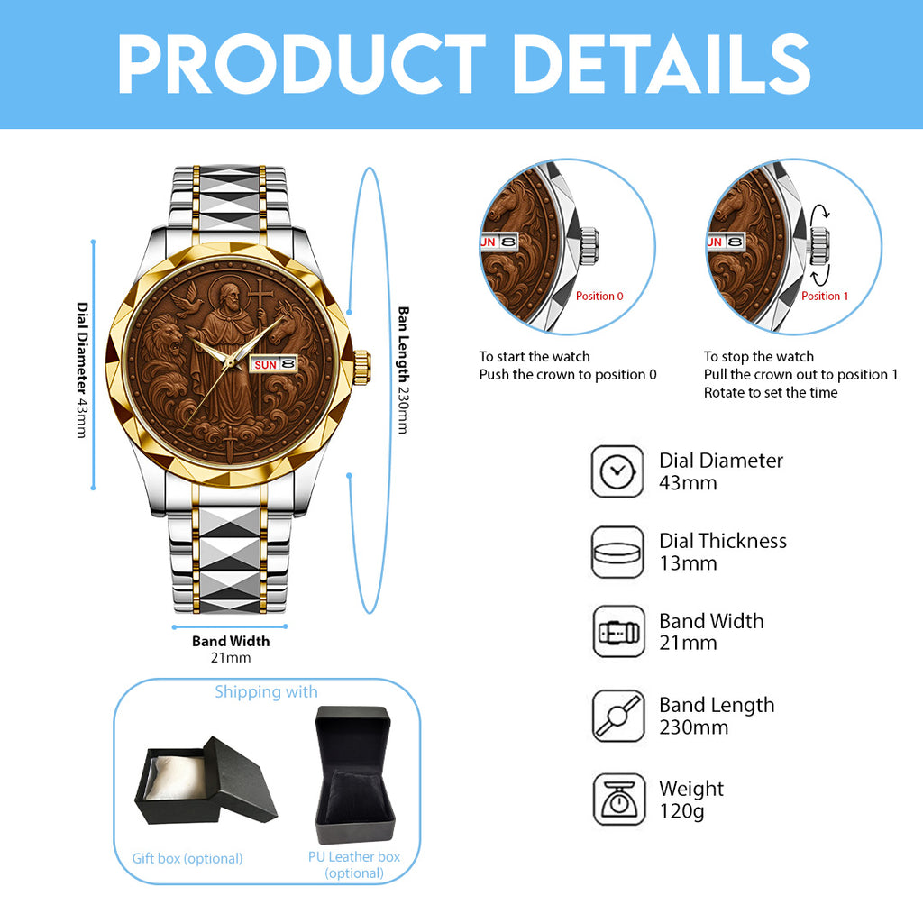Christian Alloy Luxury Quartz Watch – TMTHU333