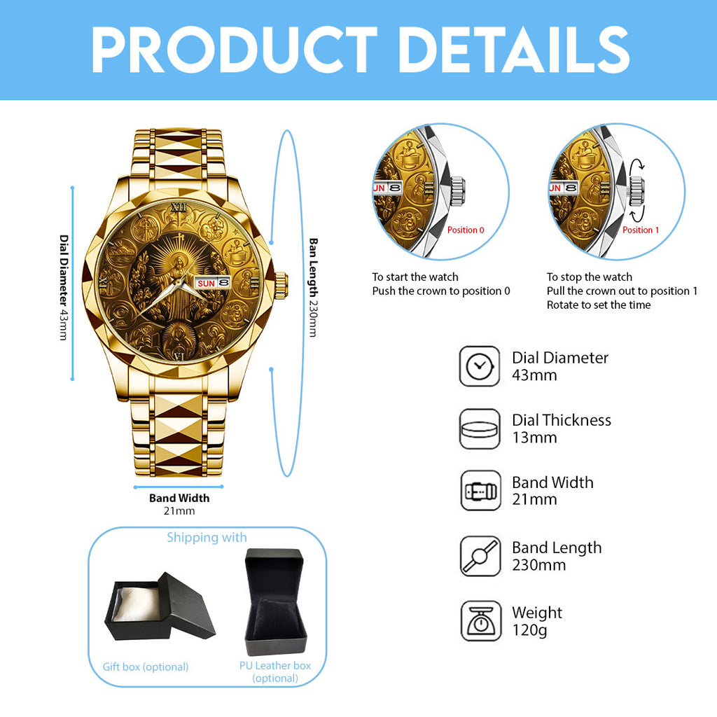 Christian Alloy Luxury Quartz Watch – TMTHU339
