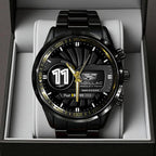 Cadillac Formula 1 Team x Checo Perez Black Stainless Steel Watch – TANTN20082