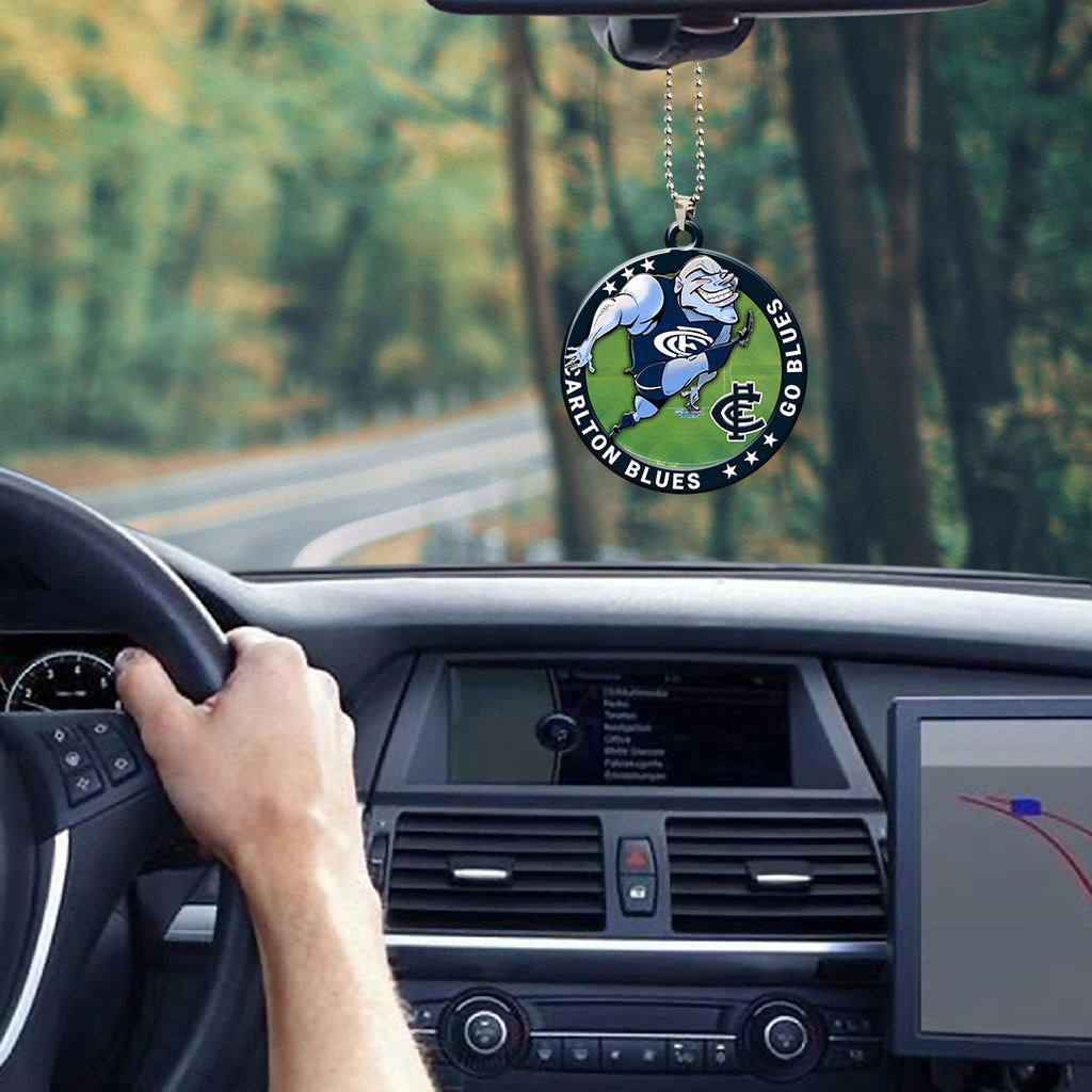 Carlton FC Custom Shape 2-sided Acrylic Car Ornament – HOATT13350