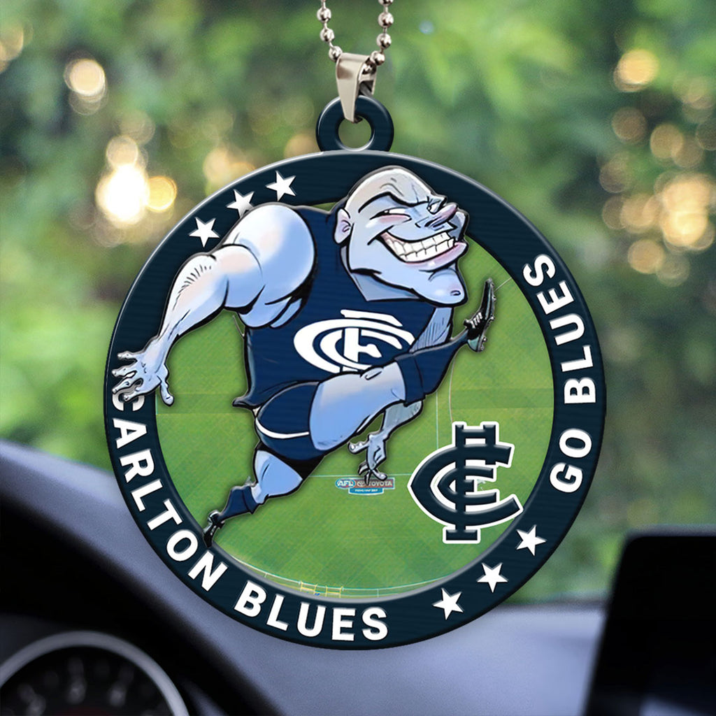 Carlton FC Custom Shape 2-sided Acrylic Car Ornament – HOATT13350