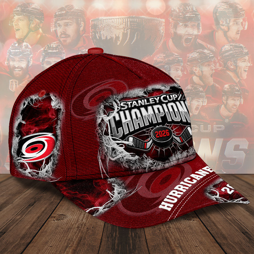 Carolina Hurricanes 2026 Stanley Cup Champions Classic Cap – TMTHU6841