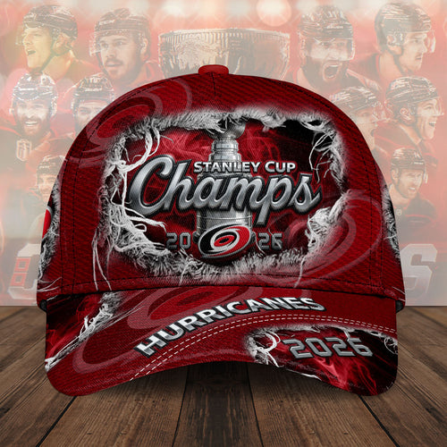 Carolina Hurricanes 2026 Stanley Cup Champions Classic Cap – TMTHU6843