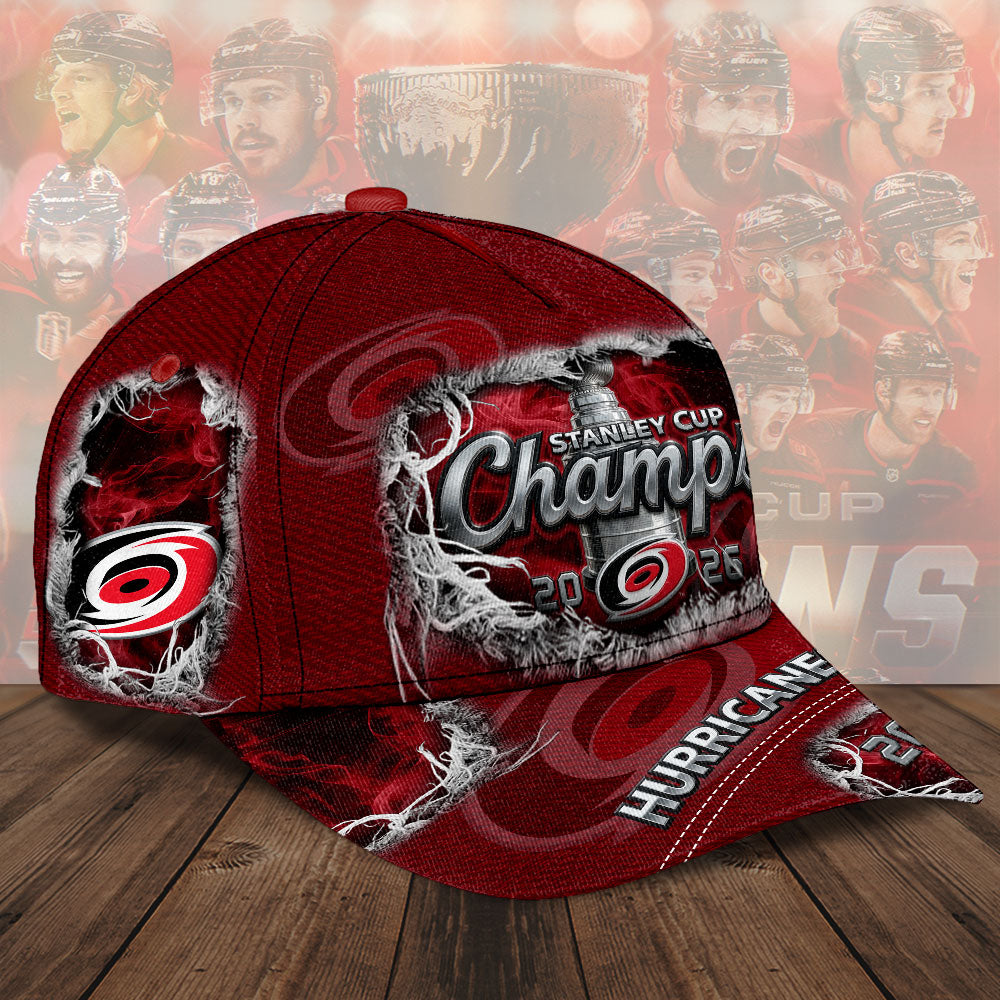 Carolina Hurricanes 2026 Stanley Cup Champions Classic Cap – TMTHU6843
