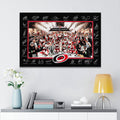 Carolina Hurricanes 2026 Stanley Cup Champions Rectangle Canvas With Inner Frame – HOATT18638