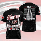 Carolina Hurricanes 2026 Stanley Cup Champions 3D Apparel – HOATT19237