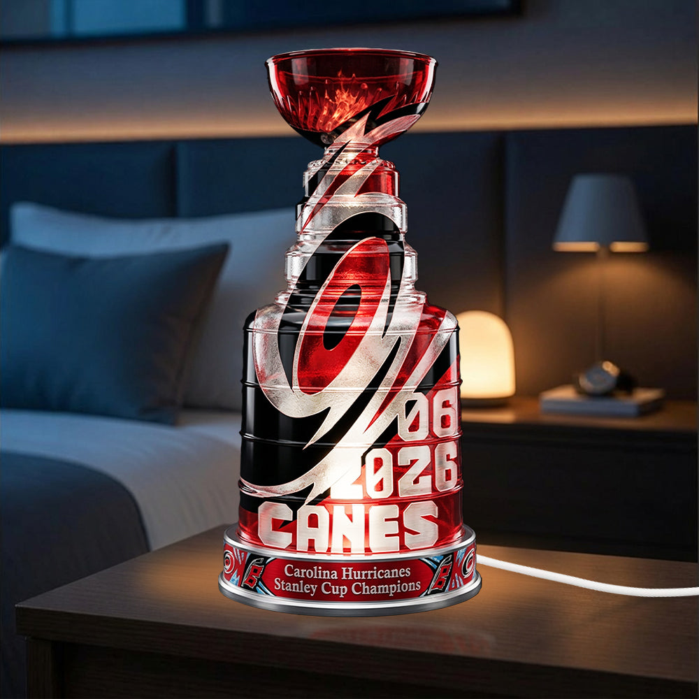 Carolina Hurricanes Custom Shape Acrylic Light Box – TMTHU7335