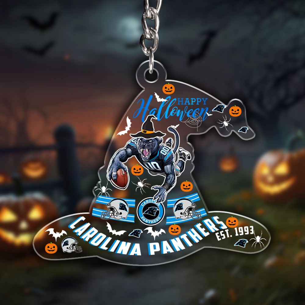 Carolina Panthers Custom Shape 1-side Printed Acrylic Keychain – HOATT12968