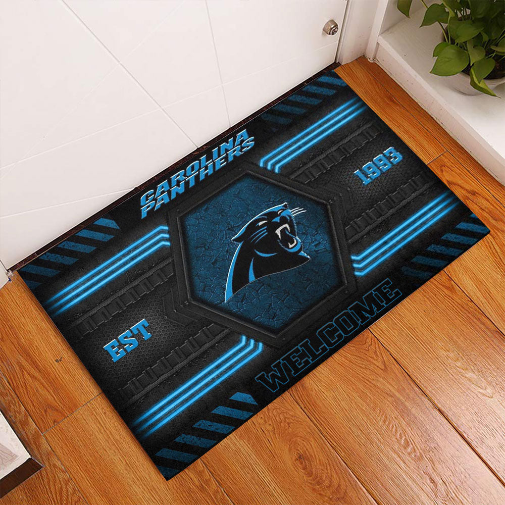 Carolina Panthers Custom Doormat – MAITM13155