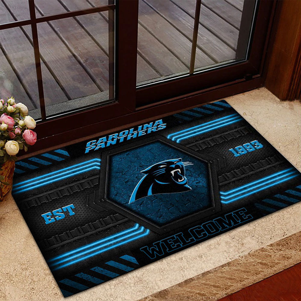 Carolina Panthers Custom Doormat – MAITM13155