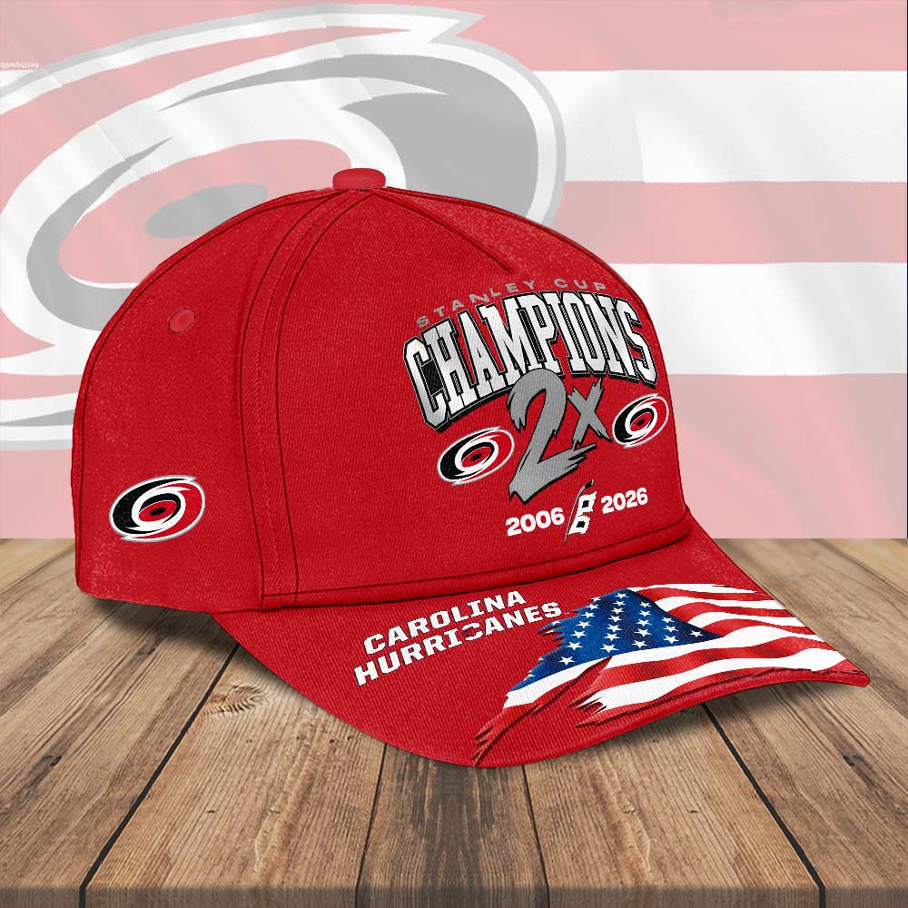 Carolina Hurricanes 2026 Stanley Cup Champions Cap Classic Cap – HOATT18637