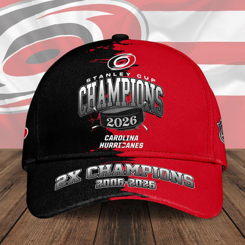 Carolina Hurricanes 2026 Stanley Cup Champions Cap Classic Cap – HOATT18745