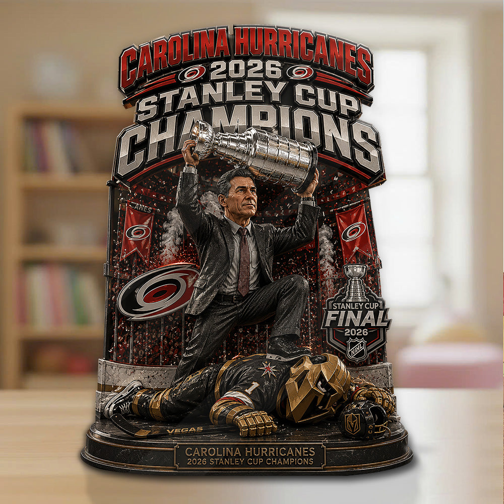 Carolina Hurricanes 2026 Stanley Cup Champions Custom Shape Acrylic Plaque – GNE7075