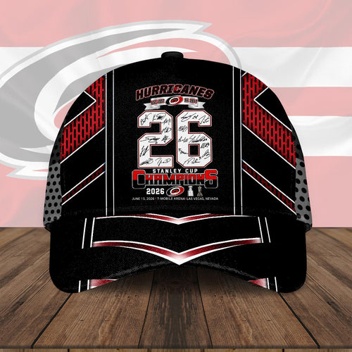 Carolina Hurricanes 2026 Stanley Cup Champions Classic Cap – HOATT18926