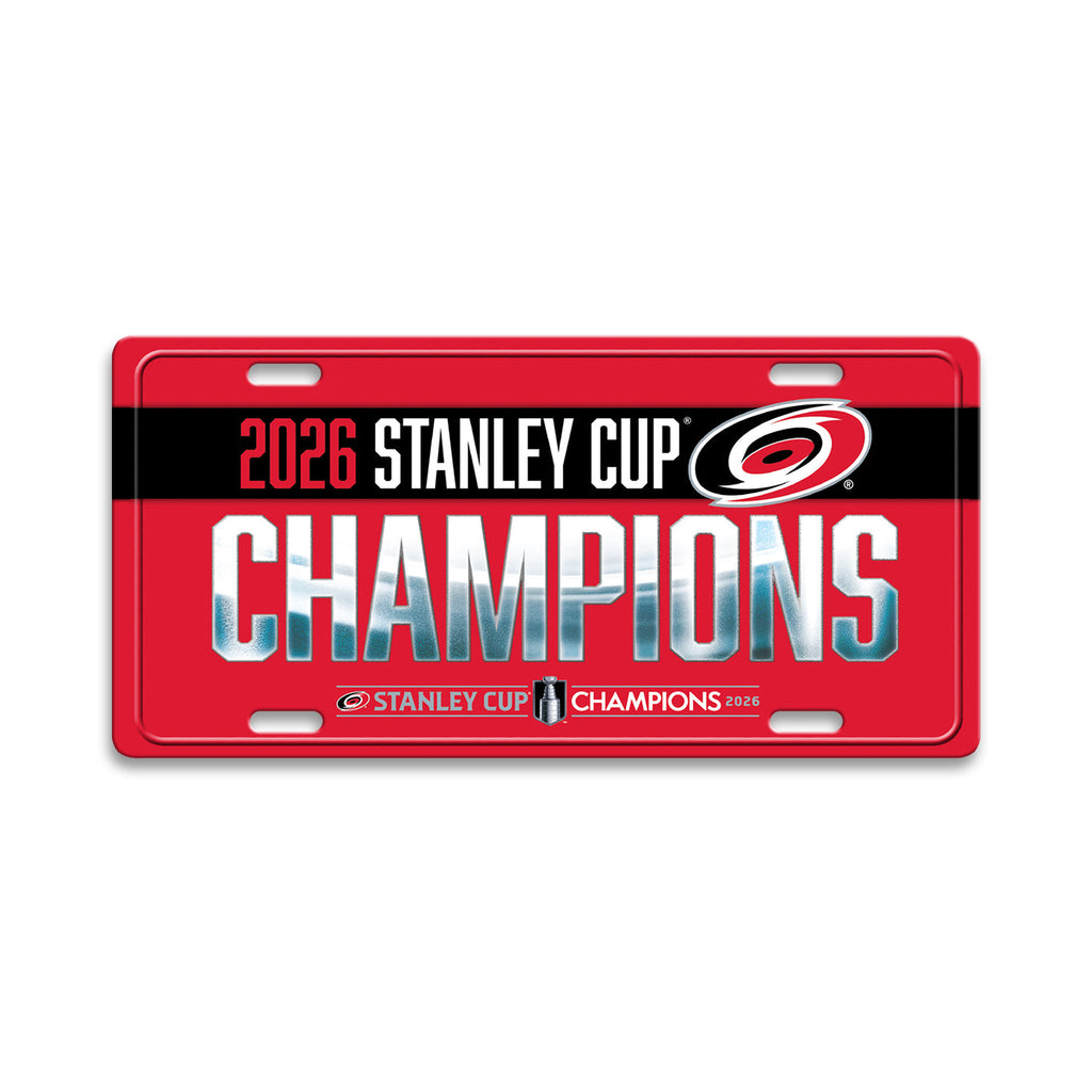 Carolina Hurricanes Stanley Cup Champions 2026 License Plate – TANTN23716