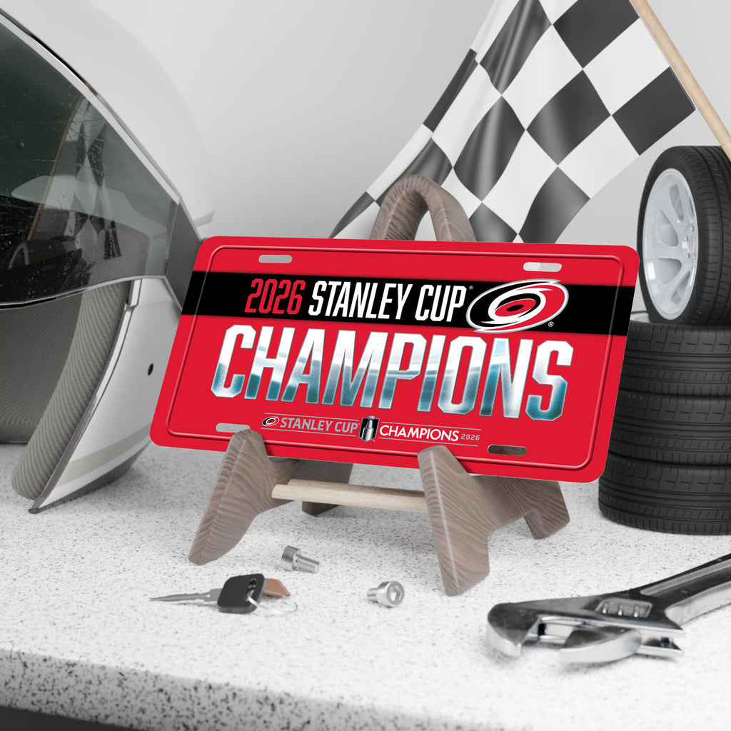Carolina Hurricanes Stanley Cup Champions 2026 License Plate – TANTN23716