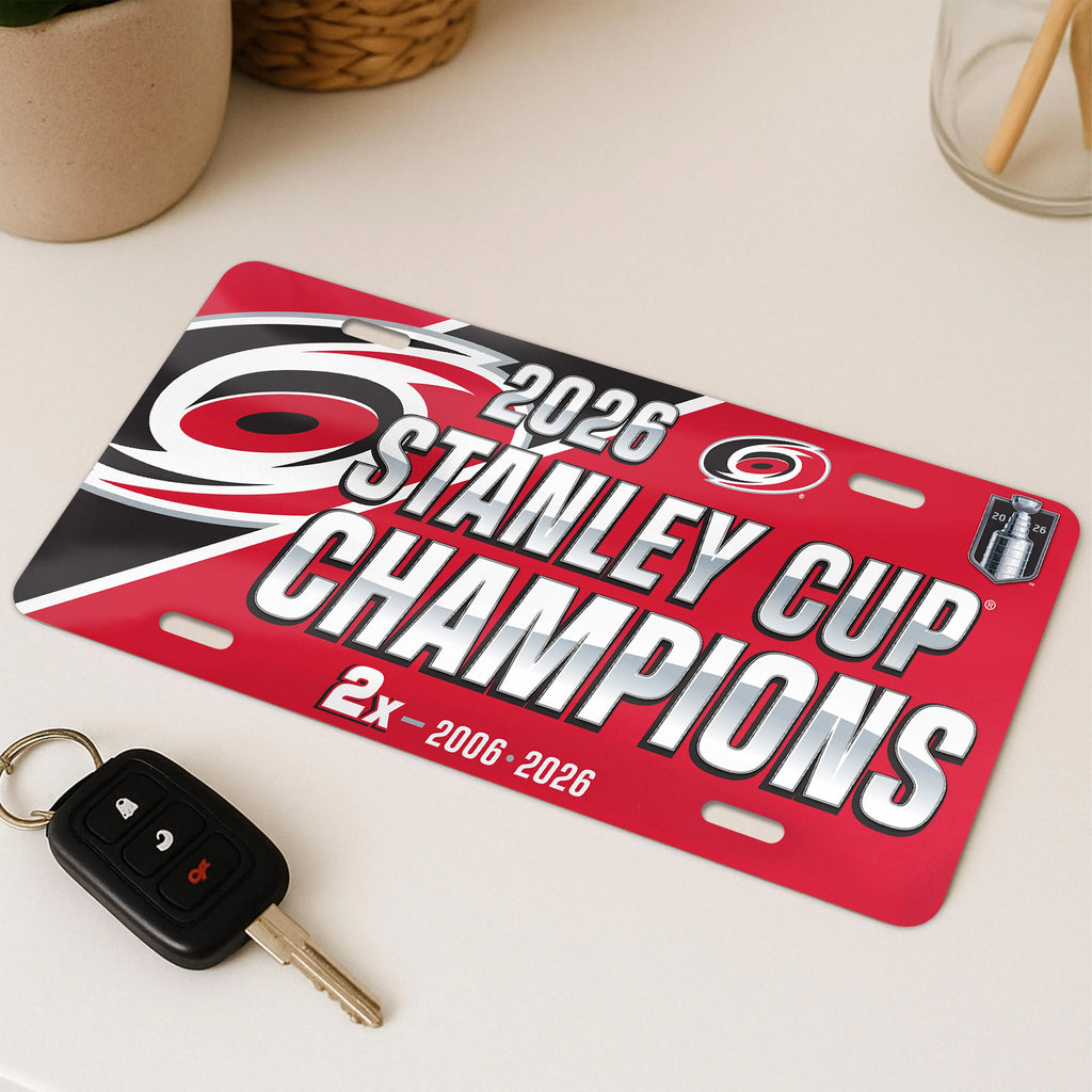 Carolina Hurricanes Stanley Cup Champions 2026 License Plate – TANTN23688