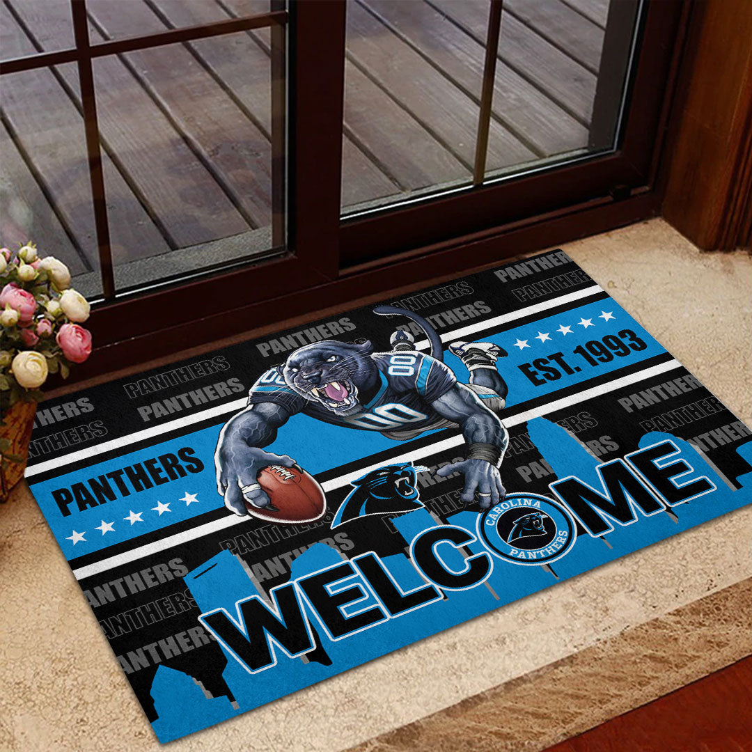 Carolina Panthers Custom Doormat – HOATT12833