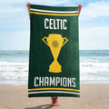 Celtic F.C. Champions 25/26 Rectangle Beach Towel – TANTN22942