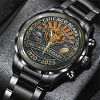 Chicago Bears Black Stainless Steel Watch – TANTN16809
