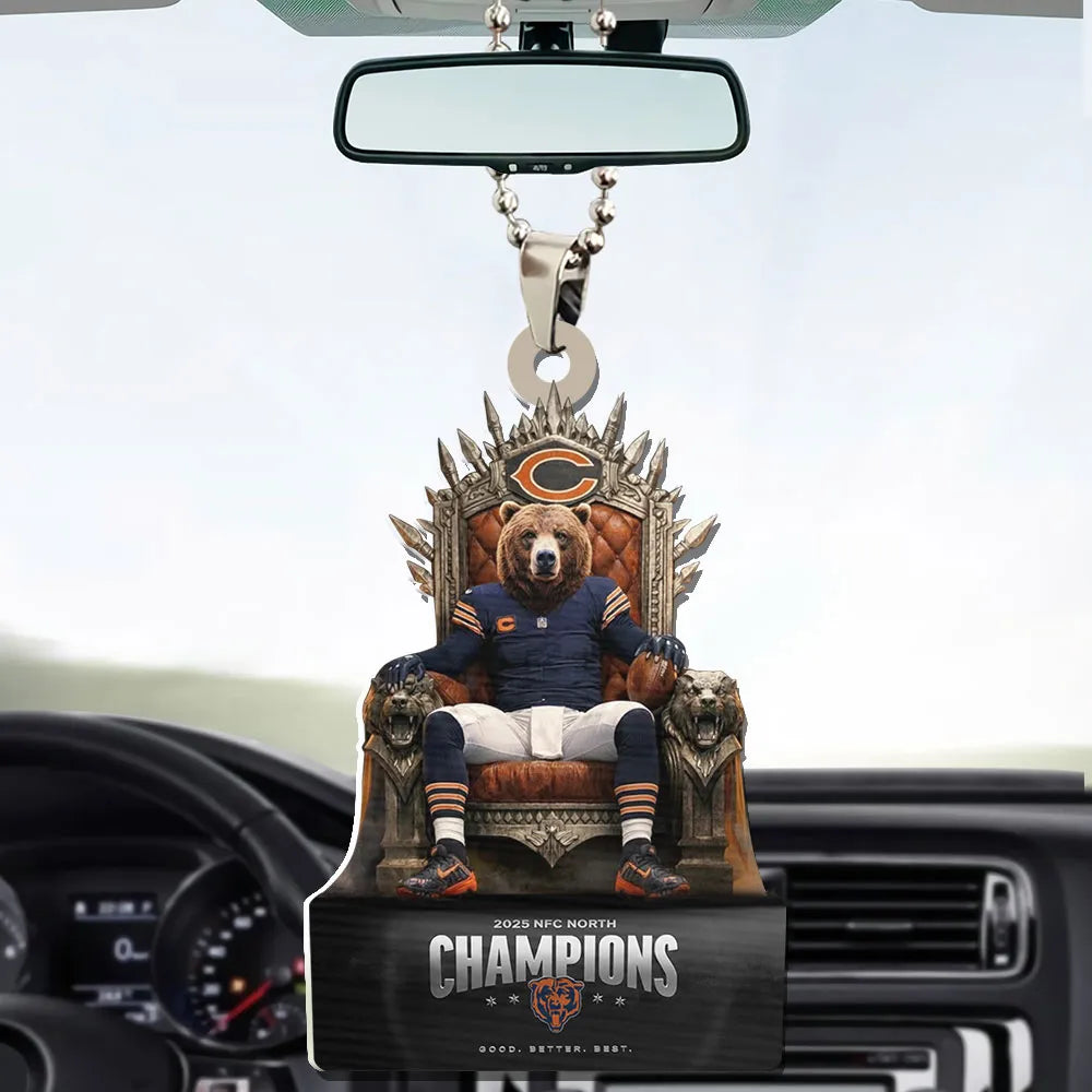 Chicago Bears Custom shape 1-sided Acrylic Car Ornament – GNE4810