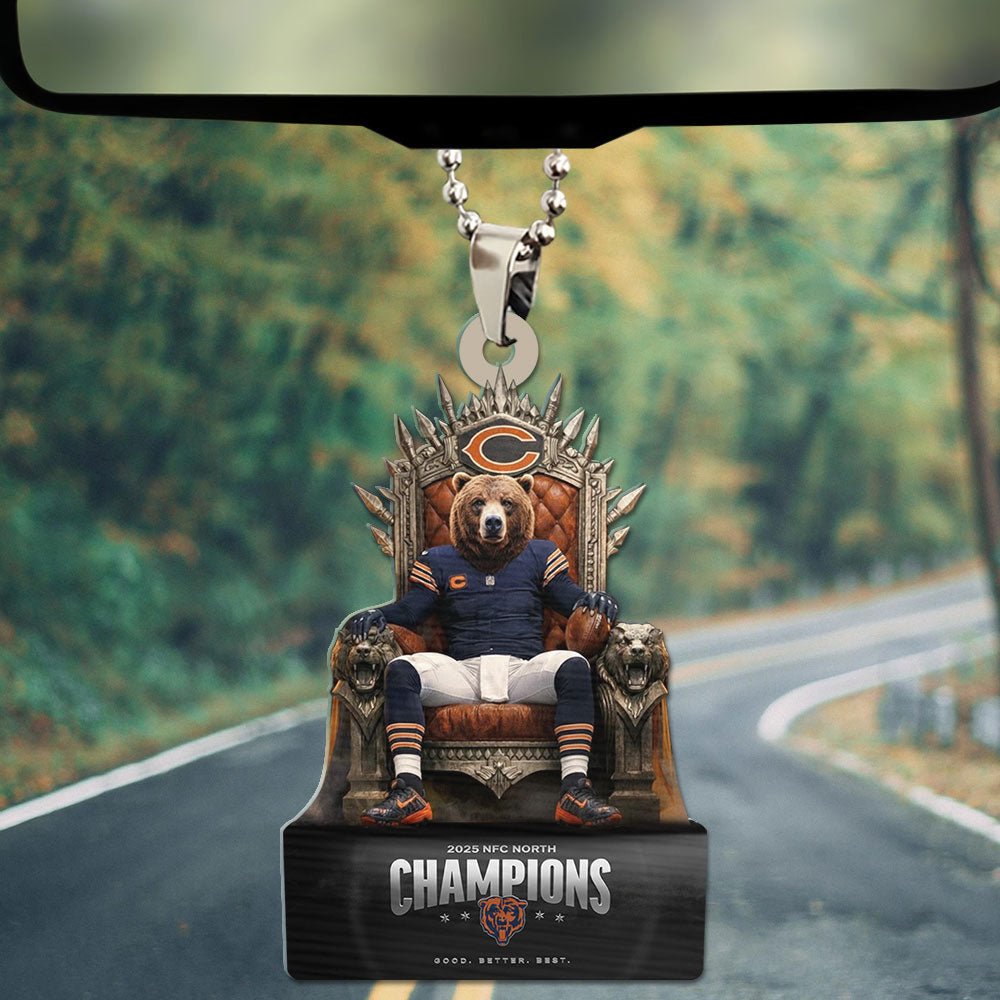 Chicago Bears Custom shape 1-sided Acrylic Car Ornament – GNE4810