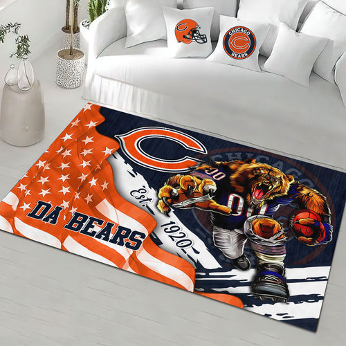 Chicago Bears Rectangular Rug – HOATT13155