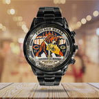Chicago Bears Wild Card 2026 Black Stainless Steel Watch – TANTN20503